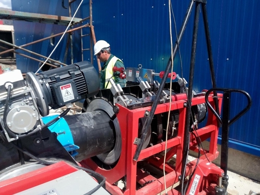 800MM Boyutlu HDPE Boruları Kaynaklamak İçin Alın Füzyon Kaynakçısı