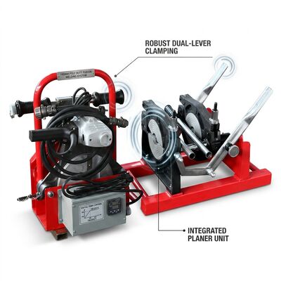 Poly Pipe 160mm Manual Butt Welder 60HZ Fusion Equipment