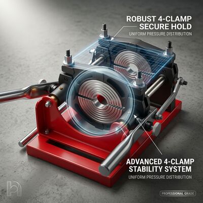 Mini 75mm PVDF Manuel Alın Kaynak Makinesi Hafif 12KG