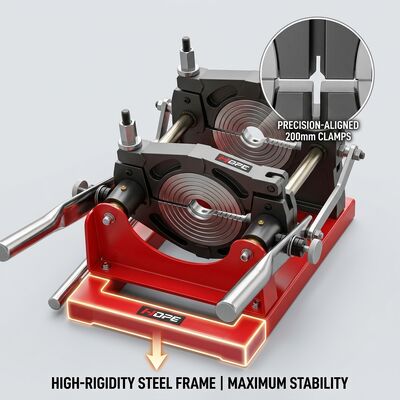 Mini 75mm PVDF Manuel Alın Kaynak Makinesi Hafif 12KG