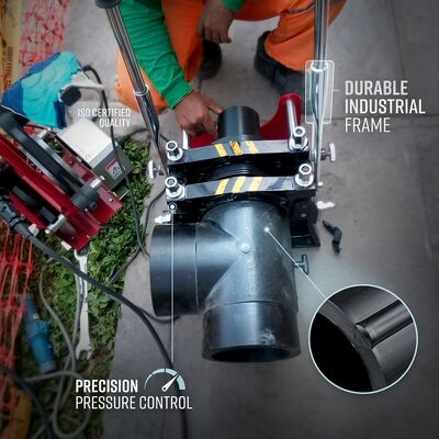 140mm High Precision Manual Butt Fusion Welder | PE PP PVDF