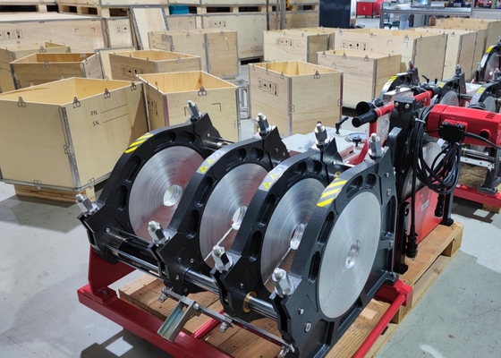 ASTM HDPE Alın Füzyon Kaynak Makinesi Birleştirme IPS 8 İnç 220V Tek Fazlı