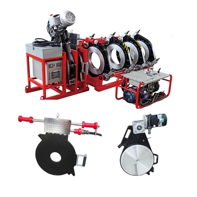 18" HDPE Alın Füzyon Kaynak Makinesi 415V 60HZ Poli Boru Füzyon Kaynak Makinesi