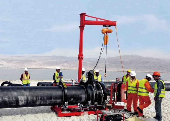380V 36''IPS HDPE Termofüzyon Makinesi 1360KG Yarı Otomatik