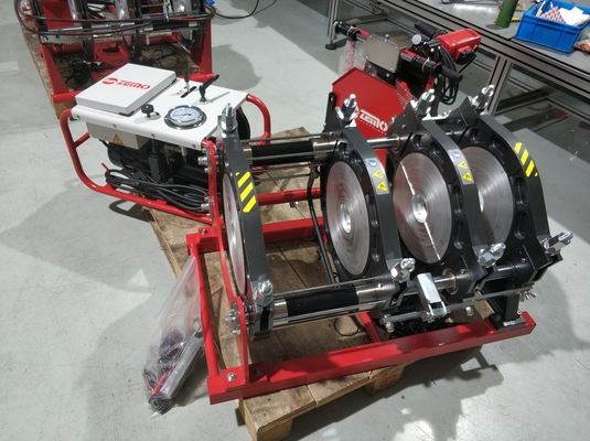 220V HDPE Alın Füzyon Kaynak Makinesi, IPS 14 "Hdpe Hidrolik Kaynak Makinesi