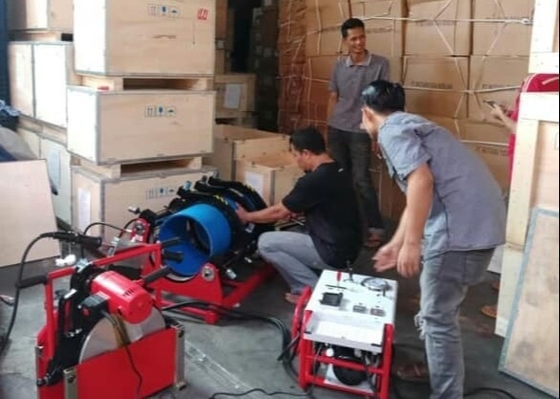 SGS Sertifikalı IPS12 "HDPE Alın Füzyon Kaynak Makinesi 6.3Mpa