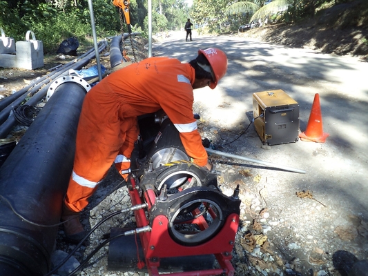 ZEMO 5.35KW HDPE Alın Füzyon Kaynak Makinesi, IPS HDPE Boru Bağlantı Makinesi