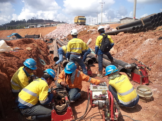 ZEMO 5.35KW HDPE Alın Füzyon Kaynak Makinesi, IPS HDPE Boru Bağlantı Makinesi