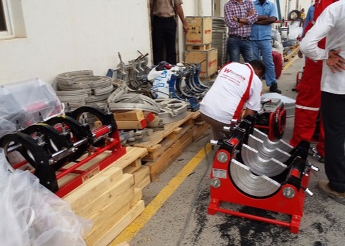 315MM Hidrolik Alın Füzyon Kaynak Makinesi Termofüzyon PVDF