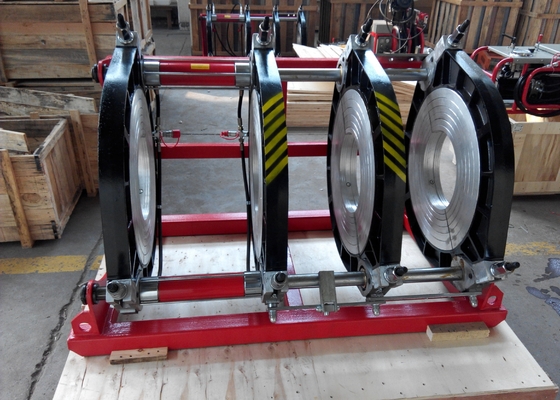 PE100 Su Veya Gaz Borusu için 450MM 380V Hidrolik Alın Füzyon Kaynak Makinesi