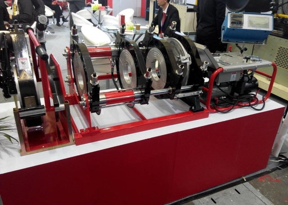 355mm 110V HDPE Alın Kaynak Makinesi, 1.1KW Hidrolik Alın Füzyon Makinesi