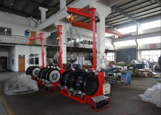 415V Hidrolik Pe Boru Füzyon Kaynak Makinesi 800MM Güvenlik 24 ay garanti