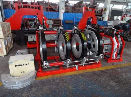 415V Hidrolik Pe Boru Füzyon Kaynak Makinesi 800MM Güvenlik 24 ay garanti