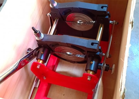 110MM İki Kelepçeli Manuel Hdpe Kaynak Makinesi Tek Fazlı Hassas