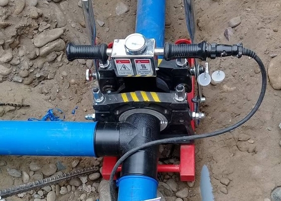 Polietilen Boru Manuel Alın Füzyon Kaynak Makinesi 44KG 220V