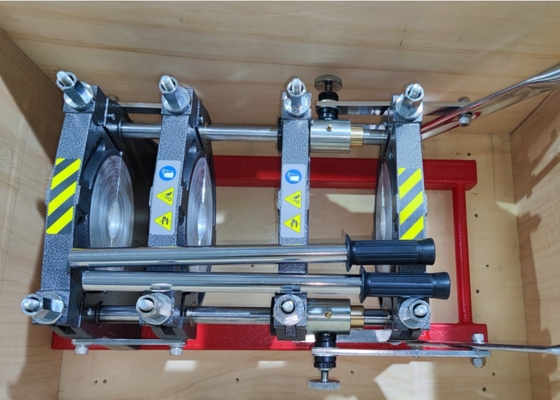 200MM Manuel Alın Füzyon Kaynak Makinesi, Dört Kelepçe HDPE Alın kaynak makinesi