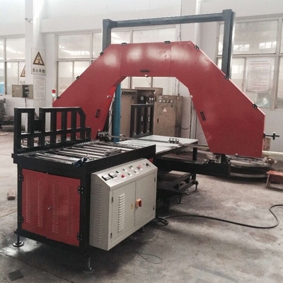 Hdpe Polietilen Plastik için 380v Şerit Testere Boru Kesme Makinesi