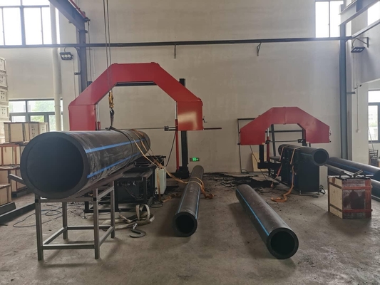 315mm Boru Şerit Testere, 380V 50/60HZ HDPE Boru Kesme Makinesi