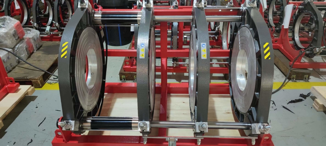 0-999s Isıtma Plakası Süresi Hdpe Alın Füzyon Kaynak Makinesi 0.75kw Planya Aleti Gücü
